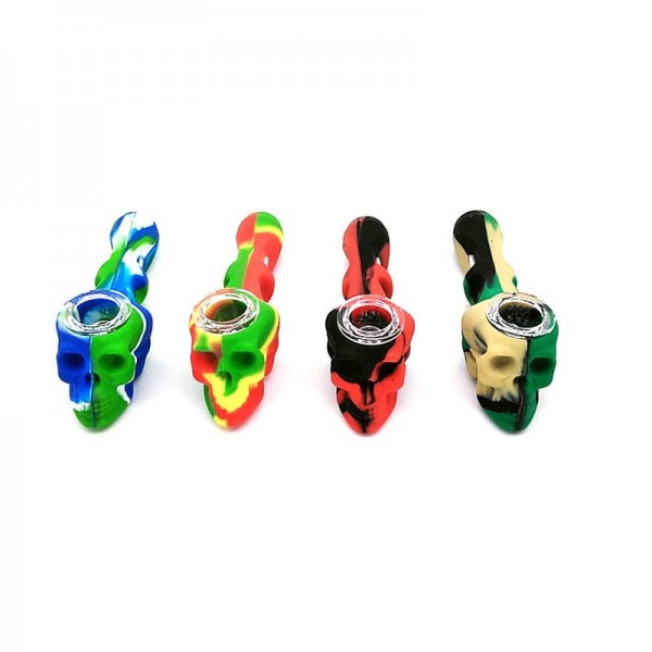 Silicone Skull Pipe