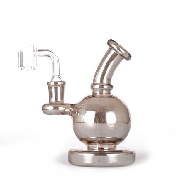 5.5" Silver Ball Glass Dab Rig