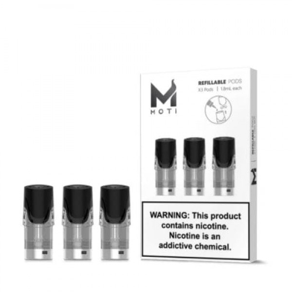 Moti Replacement Refillable Pods 1.8ml (3pcs/pack)