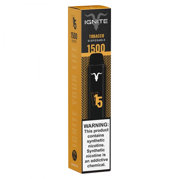 Ignite V15 Disposable Vape - Tobacco