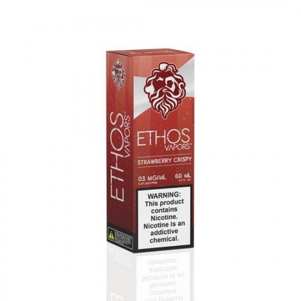 Ethos Vapors Strawberry Crispy Treats 60ml Vape Juice