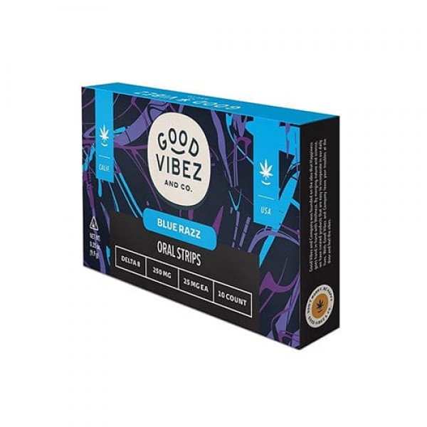 Good Vibez Delta 8 + THC-P Oral Strips (25mg)