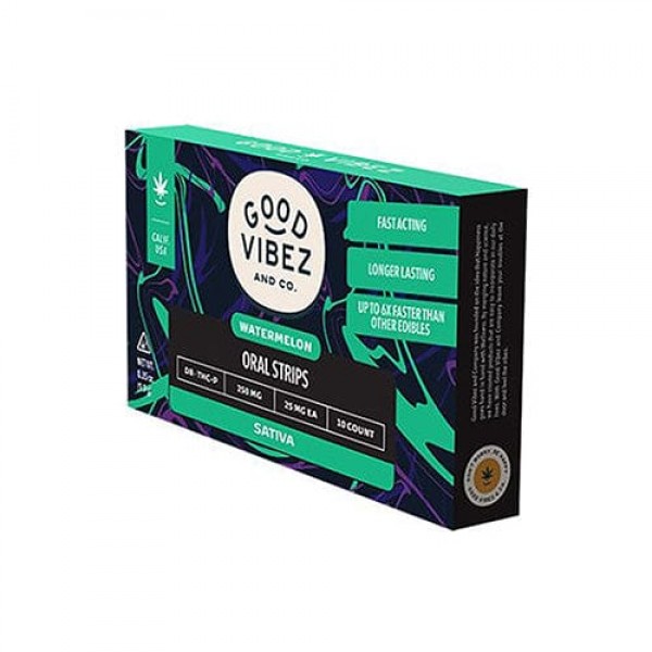 Good Vibez Delta 8 + THC-P Oral Strips (25mg)