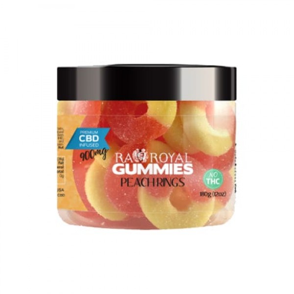 R.A. Royal CBD Gummy Peach Rings