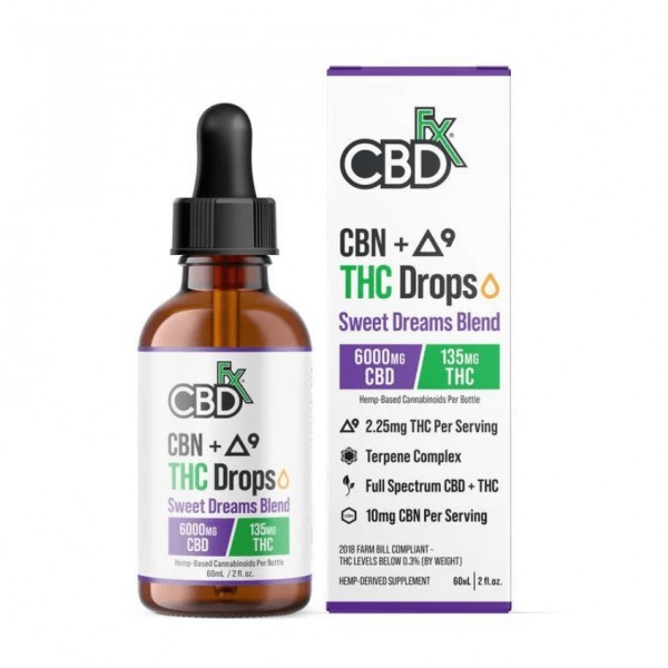 CBDfx Delta 9 + CBN Sweet Dreams Blend Tincture