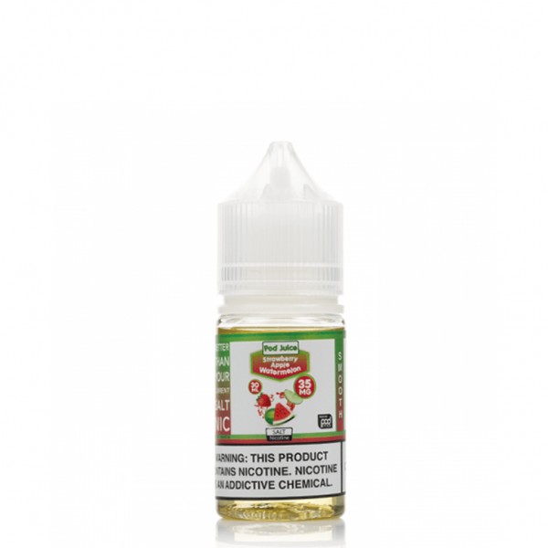 Pod Juice Strawberry Apple Watermelon Freeze 30ml Nic Salt Vape Juice