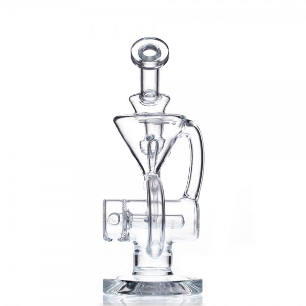 9" Slitted Inline Recycler Dab Rig