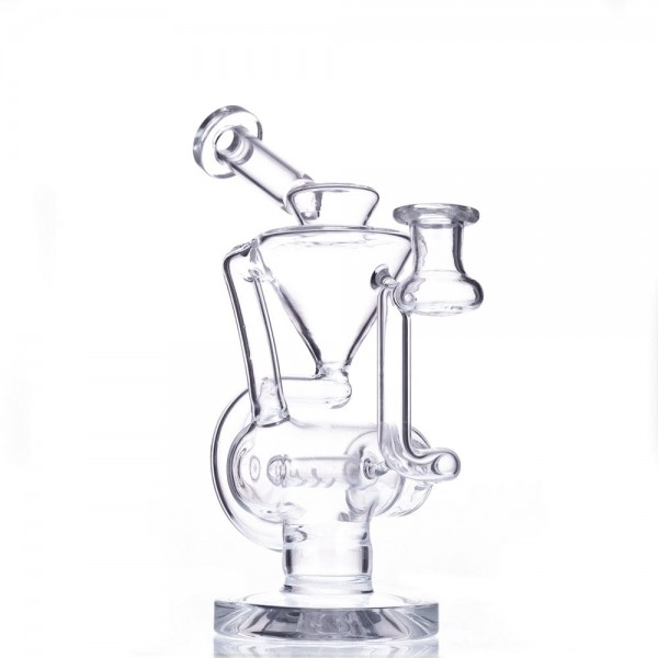 9" Slitted Inline Recycler Dab Rig