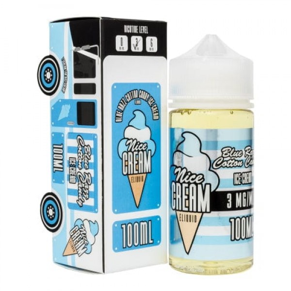 Nice Cream Blue Razz Cotton Candy Ice Cream 100ml Vape Juice