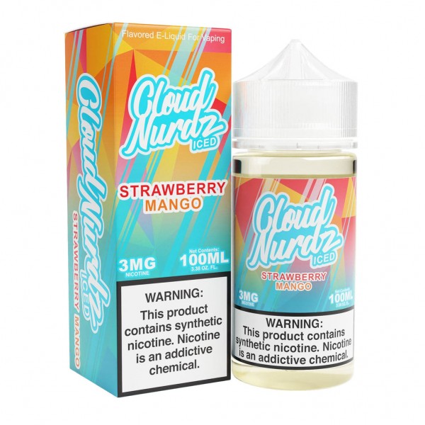 Strawberry Mango Iced 100ml TF Vape Juice - Cloud Nurdz