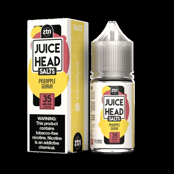 Juice Head Pineapple Guava 30ml Nic Salt ZTN Vape Juice