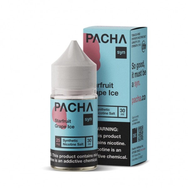 PACHA syn Starfruit Grape Ice 30ml Nic Salt Vape Juice - Pachamama