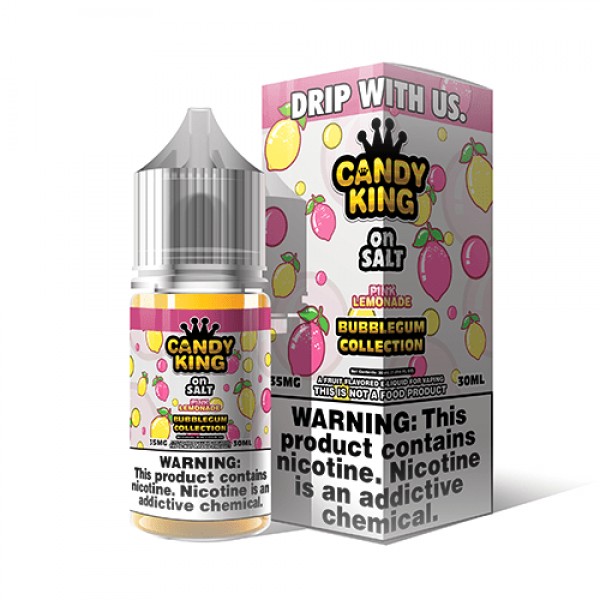 Candy King Bubblegum Salt Pink Lemonade 30ml Nic Salt Vape Juice