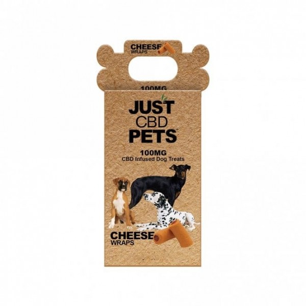 JustCBD Cheese Wraps CBD Dog Treats