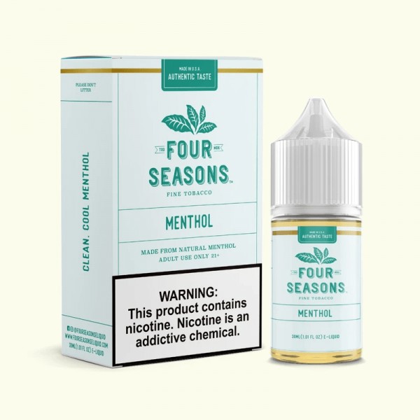 Four Seasons E-Liquids Menthol 60ml Vape Juice