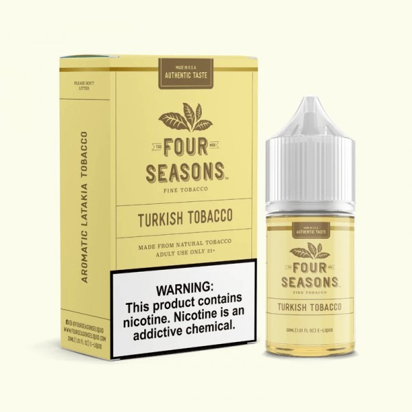 Four Seasons E-Liquids Turkish Tobacco 60ml Vape Juice