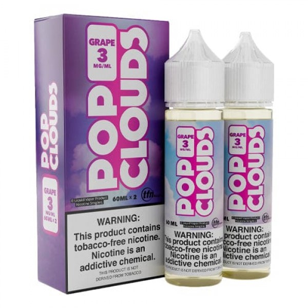 Pop Clouds Grape 2x60ml TF Vape Juice