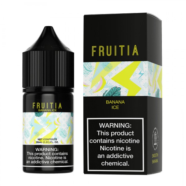 Fruitia Banana Ice 30ml Nic Salt Vape Juice