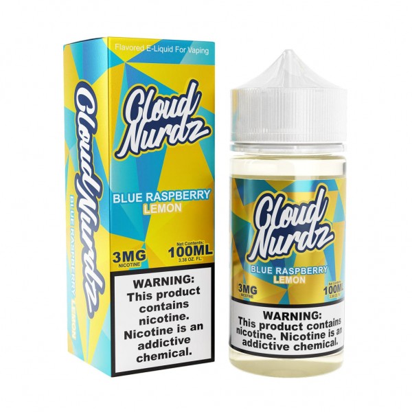 Blue Raspberry Lemon 100ml Vape Juice - Cloud Nurdz