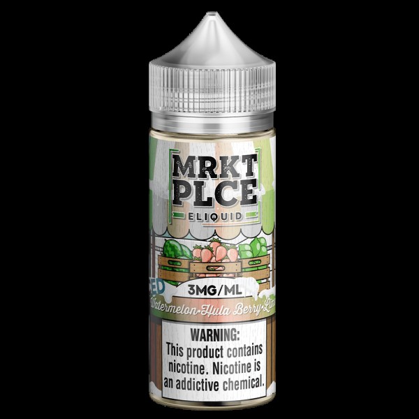 MRKT PLCE Watermelon Hula Berry Lime Iced 100ml Vape Juice