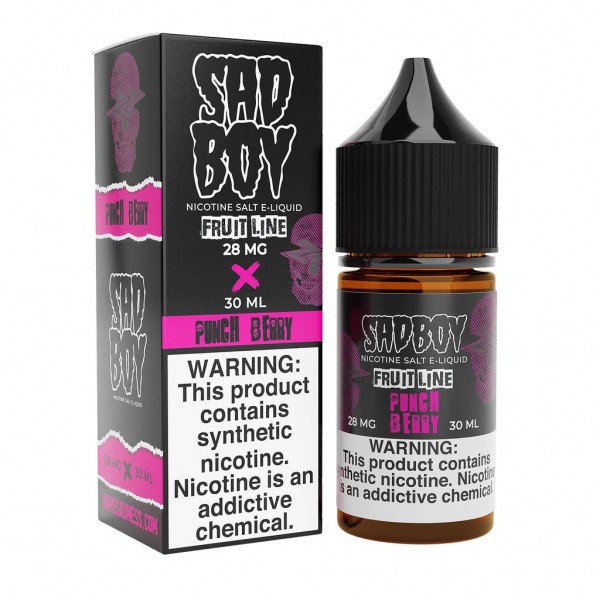 Sadboy Salts Punch Berry 30ml Nic Salt Vape Juice