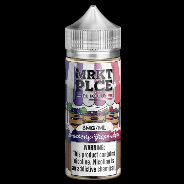 MRKT PLCE Brazzberry Grape Acai Iced 100ml Vape Juice