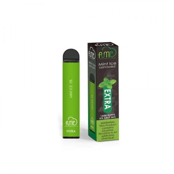 Fume EXTRA Disposable Vape (5%, 1500 Puffs) - Mint Ice