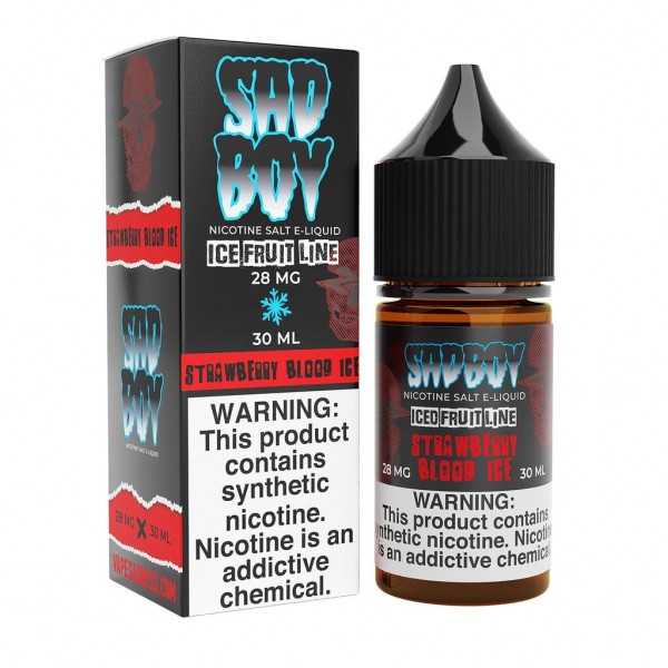 Sadboy Strawberry Blood Ice 30ml TF Nic Salt Vape Juice