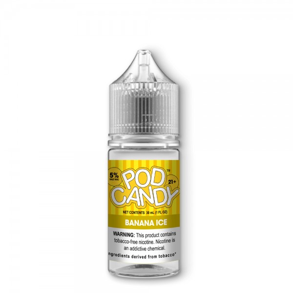 Pod Candy Banana Ice 30ml TF Nic Salt Vape Juice