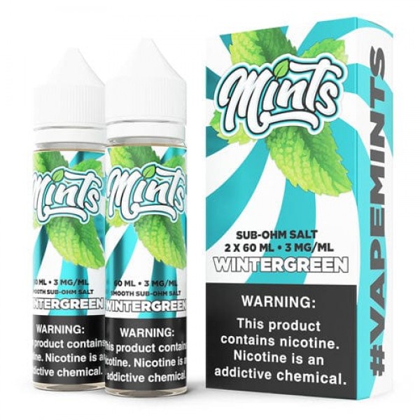 Mints Vape Co. Wintergreen 2x 60ml (120ml) Vape Juice