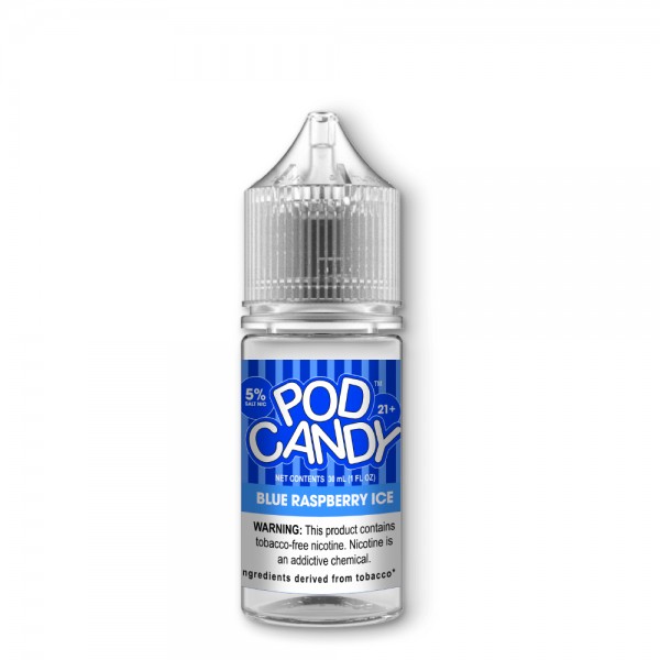 Pod Candy Blue Raspberry Ice 30ml TF Nic Salt Vape Juice