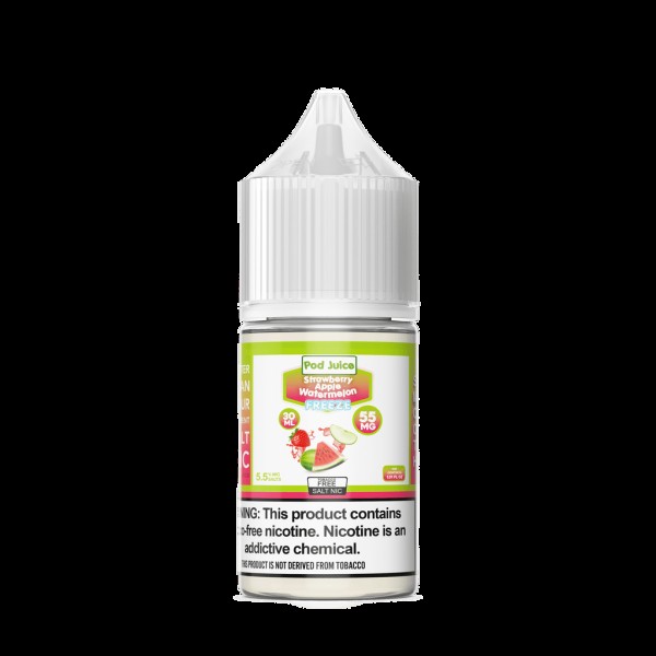 Pod Juice Strawberry Apple Watermelon Freeze TF 30ml Nic Salt Vape Juice