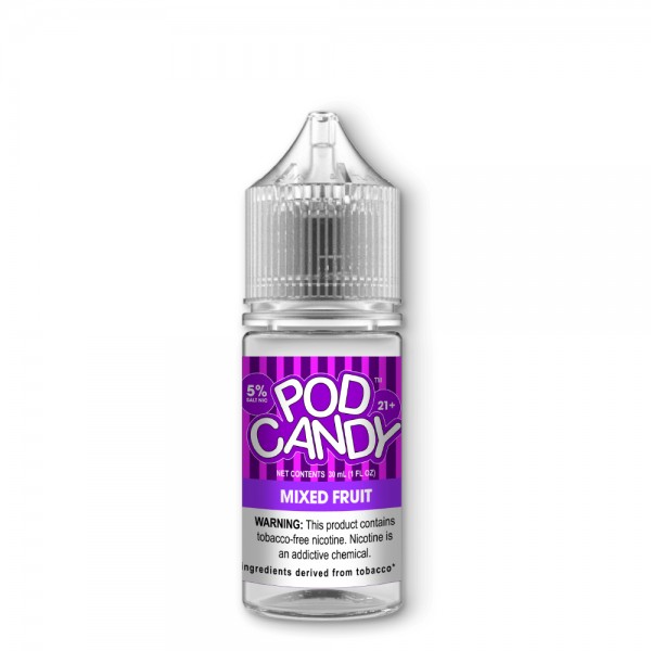 Pod Candy Mixed Fruit 30ml TF Nic Salt Vape Juice