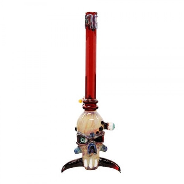 AMG Heady Skull Glass Bong