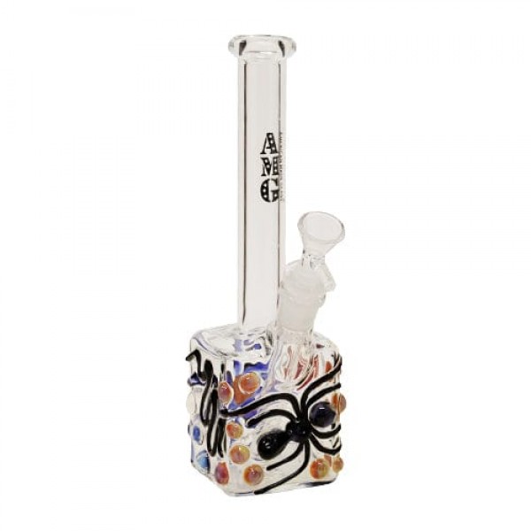 AMG Heady Spider Glass Cube Bong