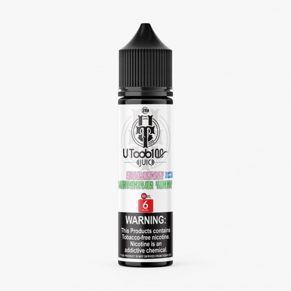 U TooB 100 Iced Strawberry Watermelon 2x 60ml (120ml) Vape Juice