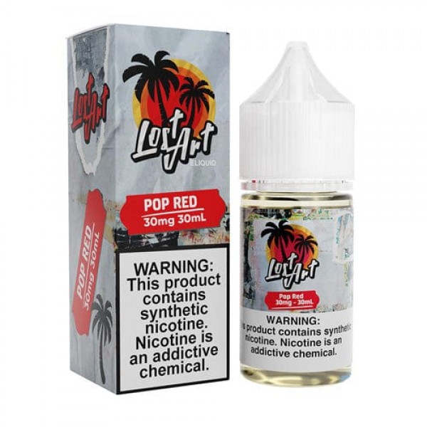 Lost Art Slotter Pop Red TF 30ml Nic Salt Vape Juice