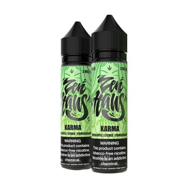 Zen Haus Karma (Green Apple+Lychee+Pomegranate) 120ml Vape Juice