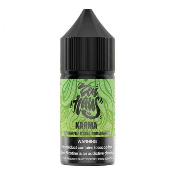 Zen Haus Karma (Green Apple+Lychee+Pomegranate) 30ml Nic Salt Vape Juice