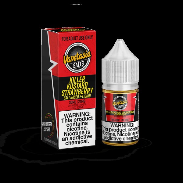 Vapetasia Salts Killer Kustard Strawberry 30ml Nic Salt Vape Juice