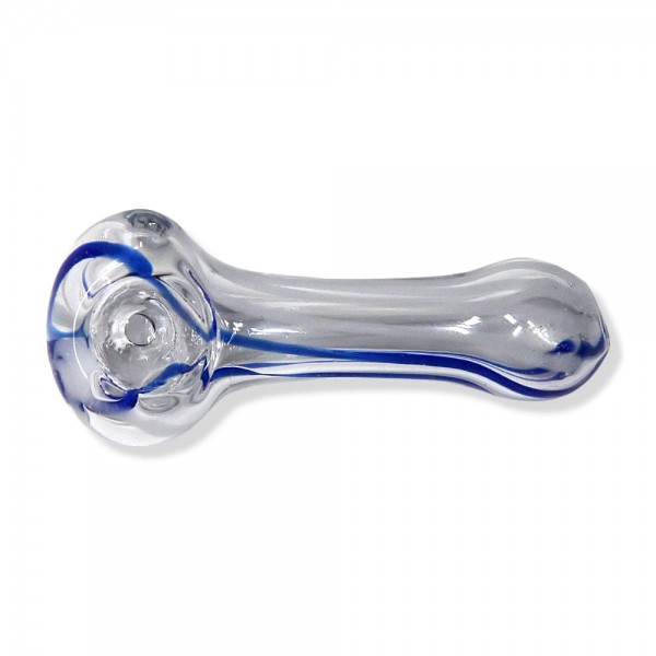 Striped Color Glass Hand Pipe