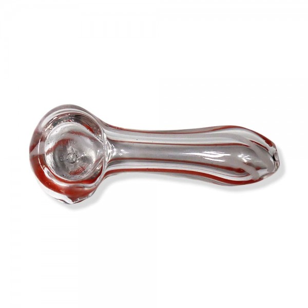 Striped Color Glass Hand Pipe