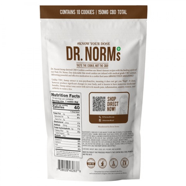 Dr. Norm's CBD Cookies - Pack of 10