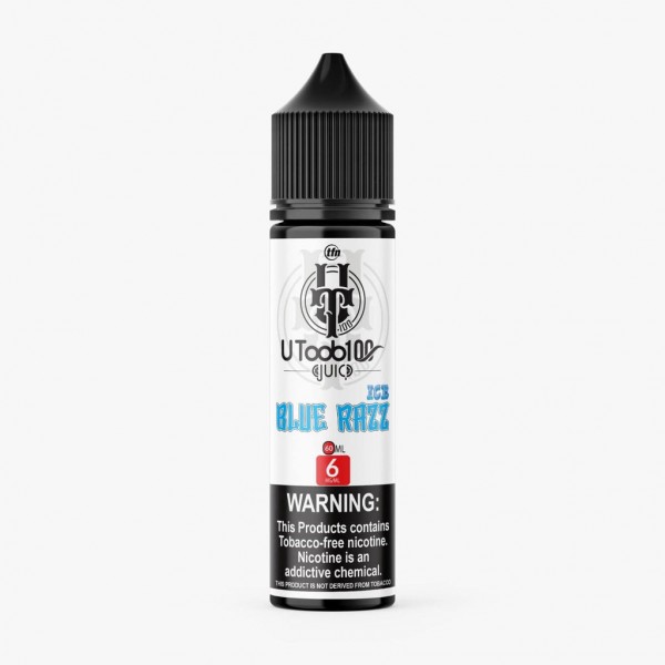 U TooB 100 Blue Razz Ice 2x 60ml (120ml) Vape Juice