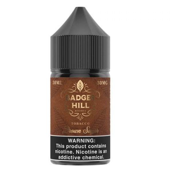 Badger Hill Reserve Brown Sugar 30ml Nic Salt Vape Juice