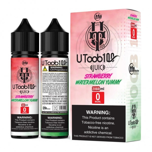 U TooB 100 Strawberry Watermelon 2x 60ml (120ml) Vape Juice