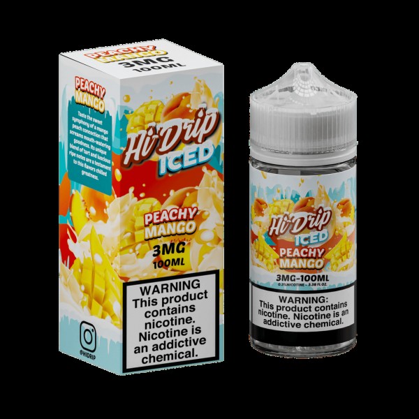 Hi-Drip Iced Peachy Mango 100ml Vape Juice