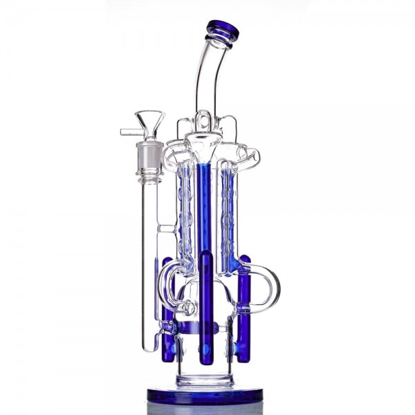 14" Mega Scientific Inline to Recycler Bong