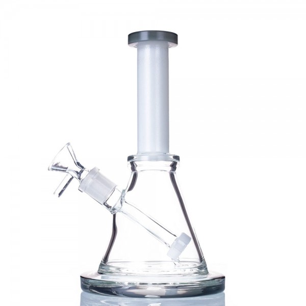 8" Triangular Bong w/ Built-In Downstem