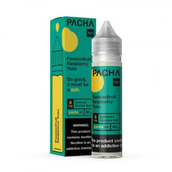 Pacha Syn Passion Fruit Raspberry Yuzu 60ml Vape Juice